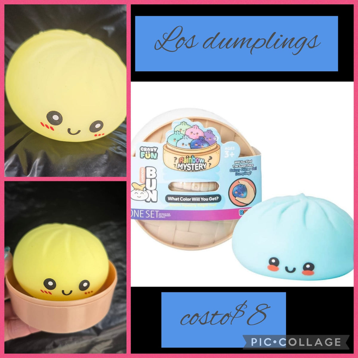 Crazy Fun Rainbow Mystery Squishy Bun