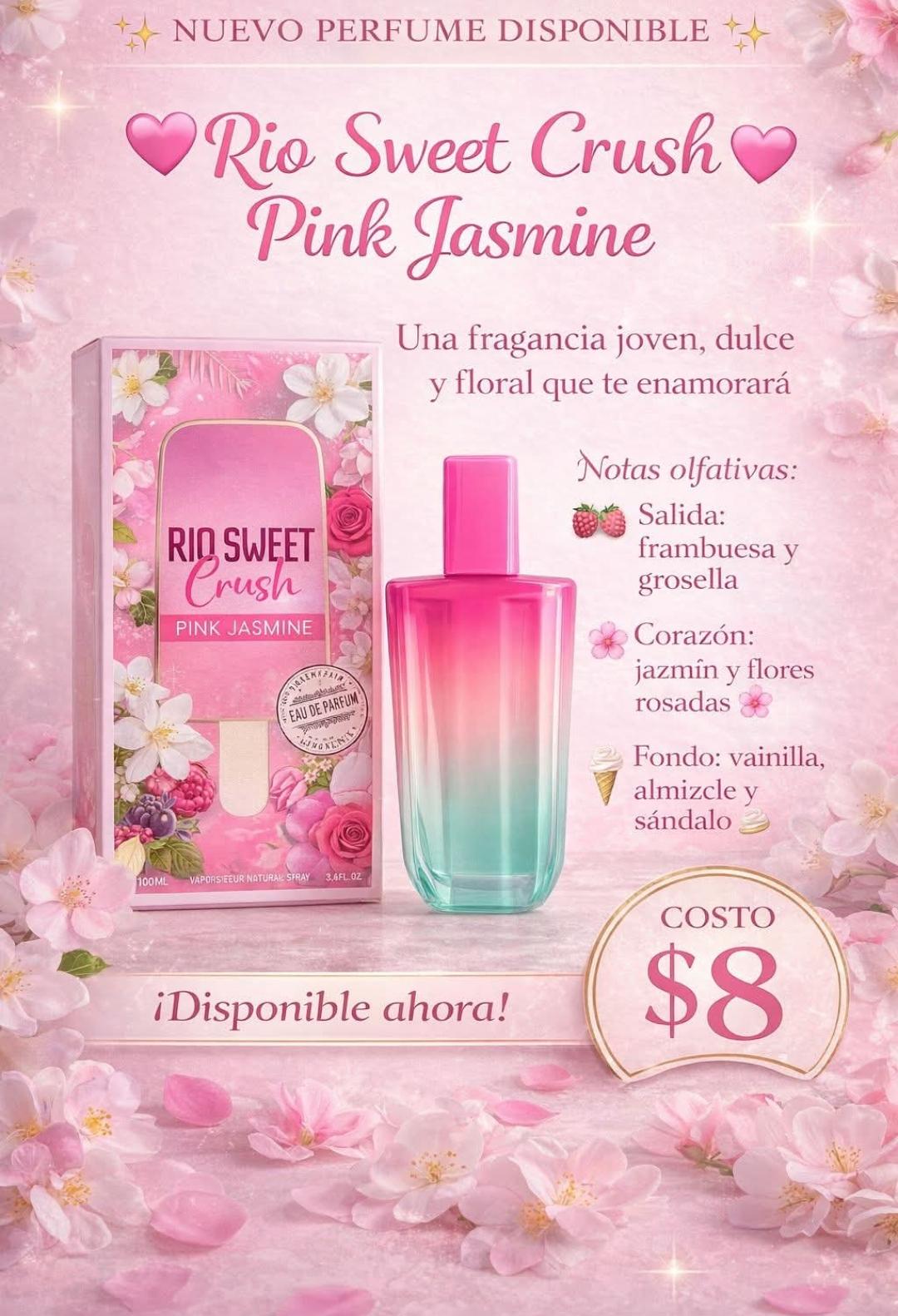 Rio Sweet Crush Pink Jasmine - Fragancia Floral Joven y Dulce